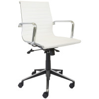 Replica Office Chair White Med Back