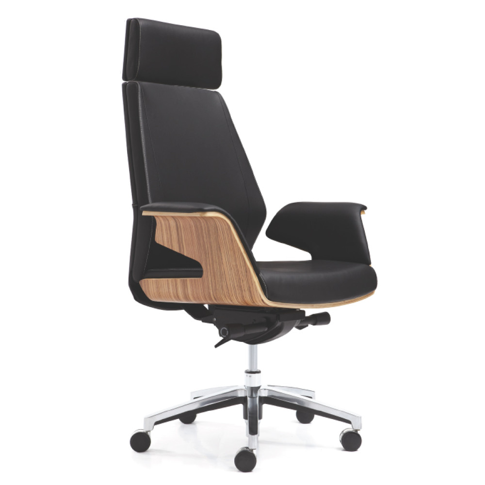 Novara Executive V Chair - High Back Leather 