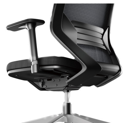 Vogue Executive Chair - Heavy Duty Aluminium Base High Back Mesh Ergonomic