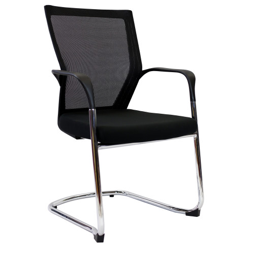 Spencer Visitor Chair -  Mesh Back Fabric Seat