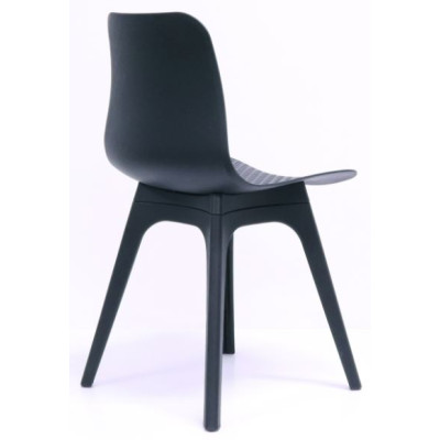 Lucid Visitor Chair with Black  Base