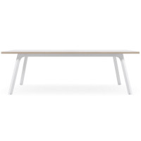 Toro Boardroom Table - CHOICE OF BLACK OR WHITE BASE