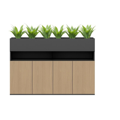 Planter Box Cupboard with Open Storage