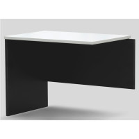 Desk Extension - White & Graphite