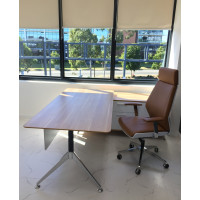 Potenza Executive Desk Birch with Summit Chair