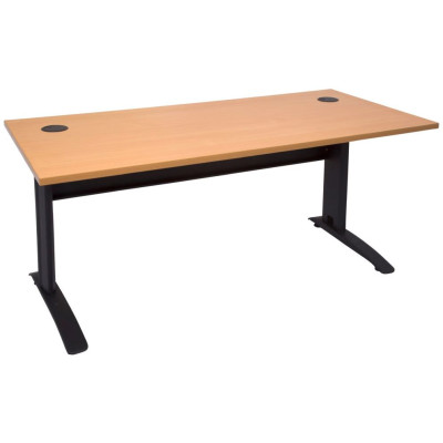 Rapid Span Desk - Beech Top with Choice of Bases