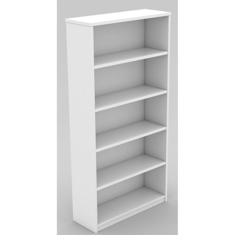 Bookcase in White - 1800mm High