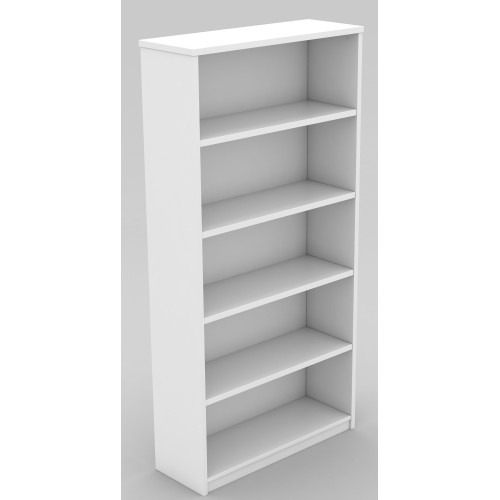Bookcase in White - 1800mm High