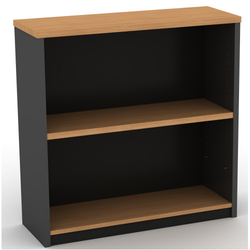 Bookcase in Beech and Graphite - 900mm High