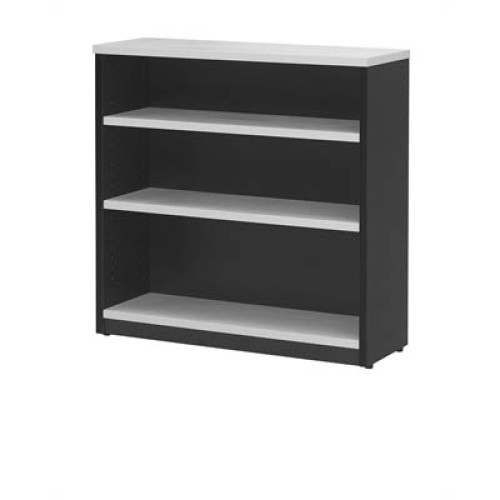 Bookcase in White and Graphite - 1200mm High 