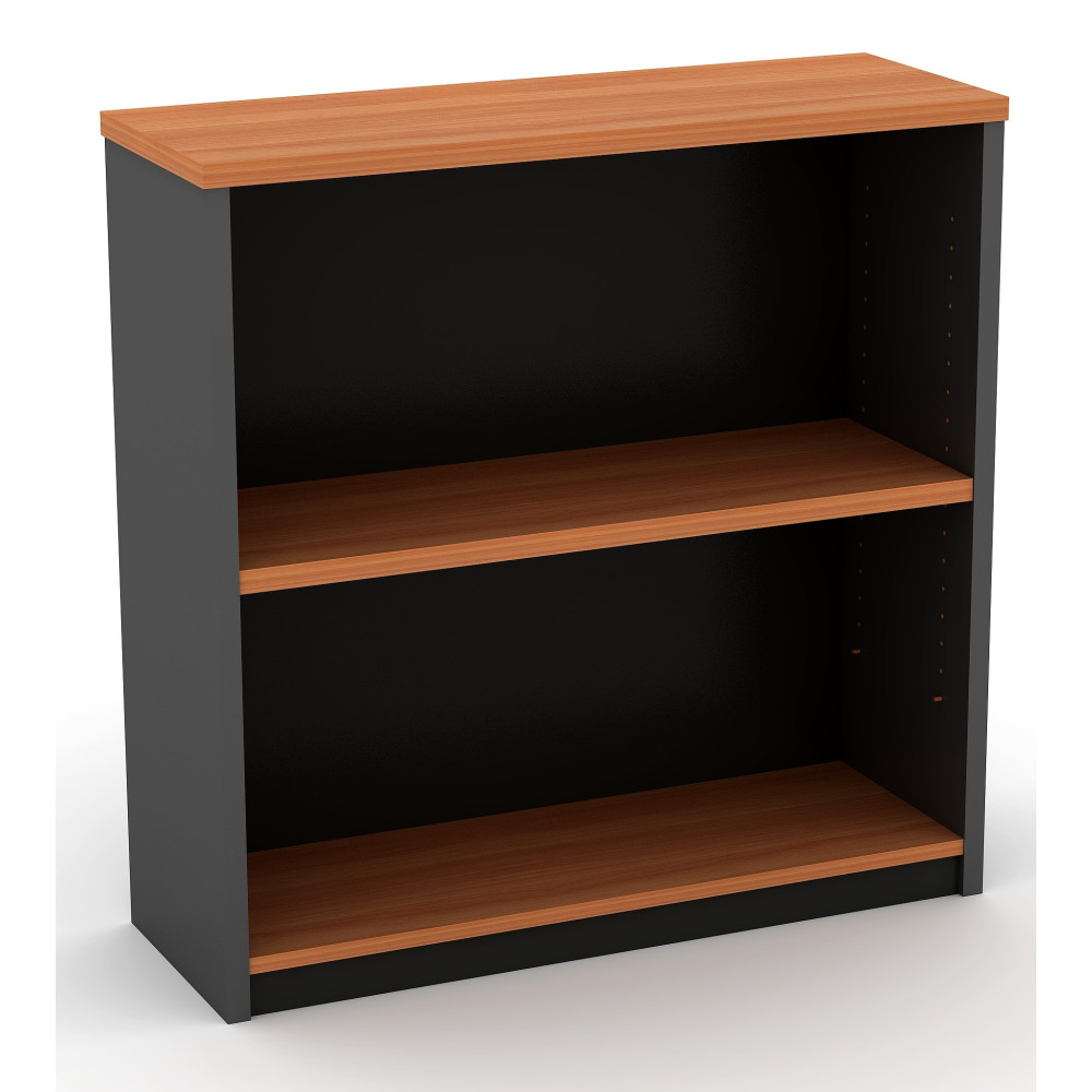 Bookcase in Cherry and Graphite - 900mm High