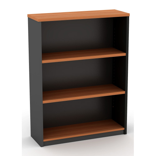 Bookcase in Cherry and Graphite - 1200mm High 