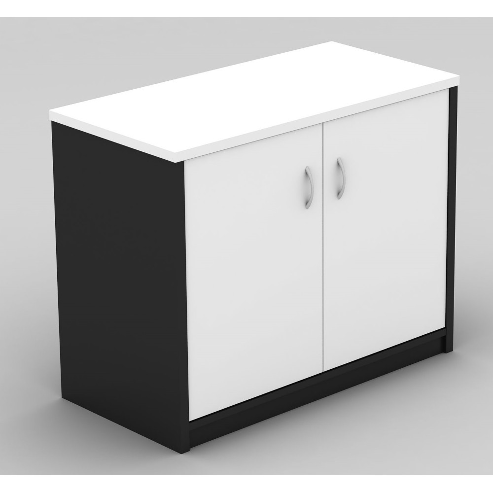 Stationery Cupboard Lockable in White and Graphite