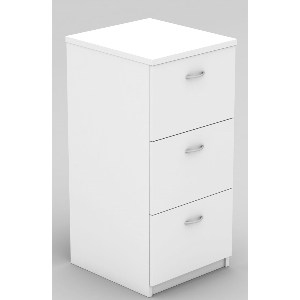 Filing Cabinet - 3 Drawer White