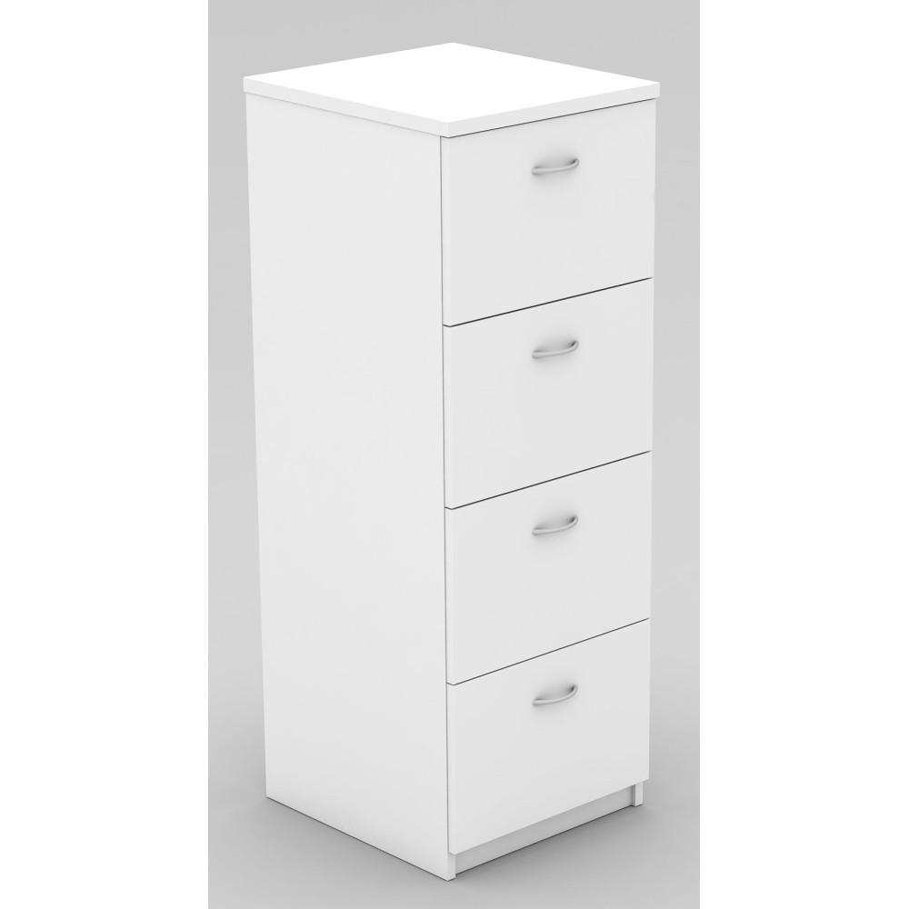 Filing Cabinet - 4 Drawer White
