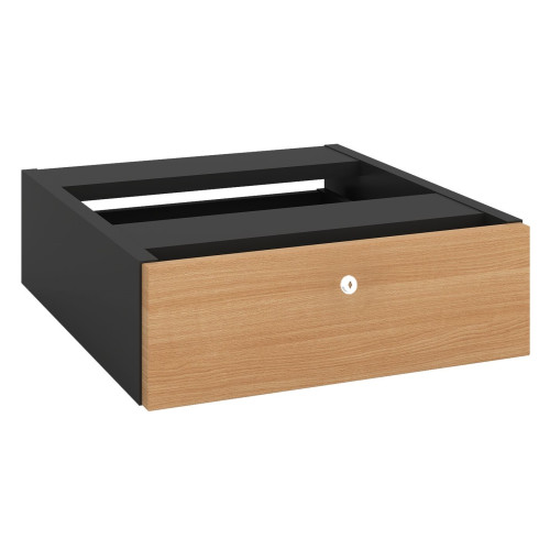 Desk Drawers -1 Drawer Beech & Charcoal