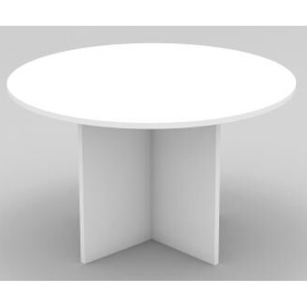 Meeting Table Round White 