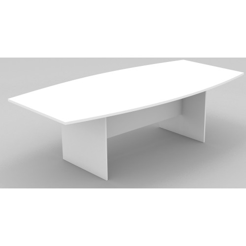 OM Boardroom Table 2.4m White