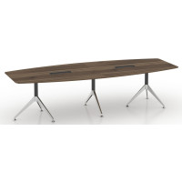 Potenza Boardroom Table 3m Sepia