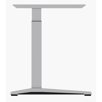 Potenza Height Adjustable Desk Birch and White