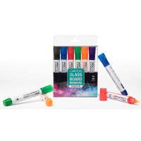 Lumiere Glassboard Markers - 6 Pack