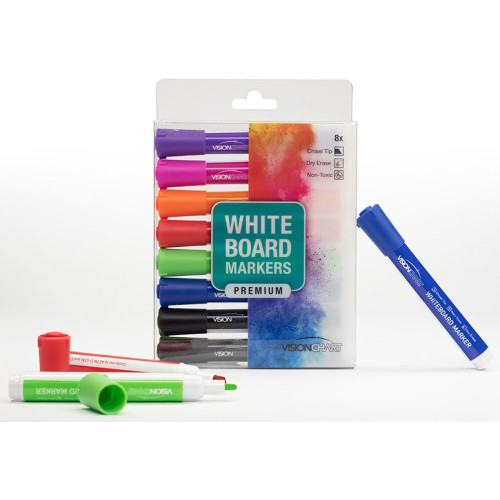 Premium Whiteboard Markers - 8 Pack