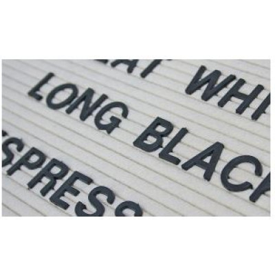 Frameless Felt Changeable Menu Letter Board