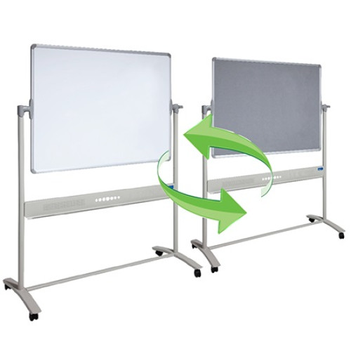 Mobile COMBO Whiteboard and Pinboard
