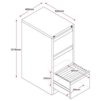 GO Vertical Filing Cabinet