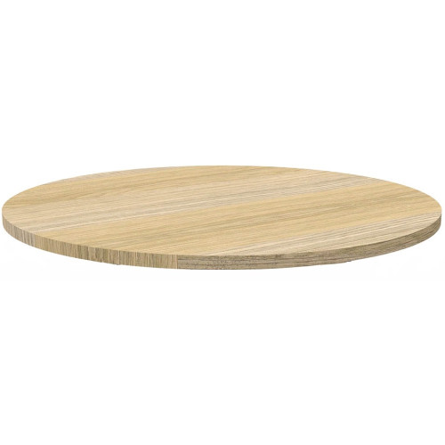 Table Top  Round Natural Oak  